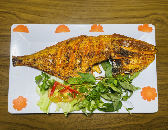 CÁ BÒ DA NƯỚNG MUỐI ỚT 