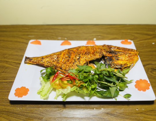 CÁ BÒ DA NƯỚNG MUỐI ỚT 