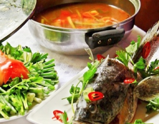 CÁ BỐNG MÚ NẤU NGÓT 