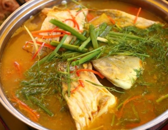 CÁ CHÉP GIÒN NẤU LẨU (THÁI/ MĂNG/ NGÓT/ RIÊU)