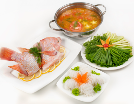 CÁ ĐIÊU HỒNG NẤU RIÊU 