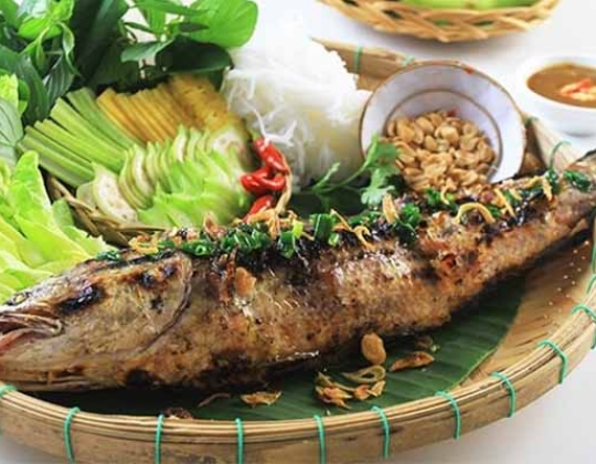 CÁ LÓC NƯỚNG TRUI 