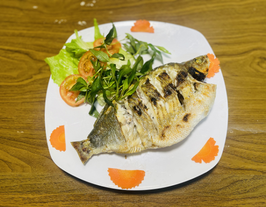 CÁ MÚ ÚC NƯỚNG MUỐI MỌI