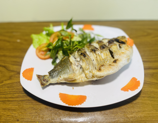 CÁ MÚ ÚC NƯỚNG MUỐI MỌI