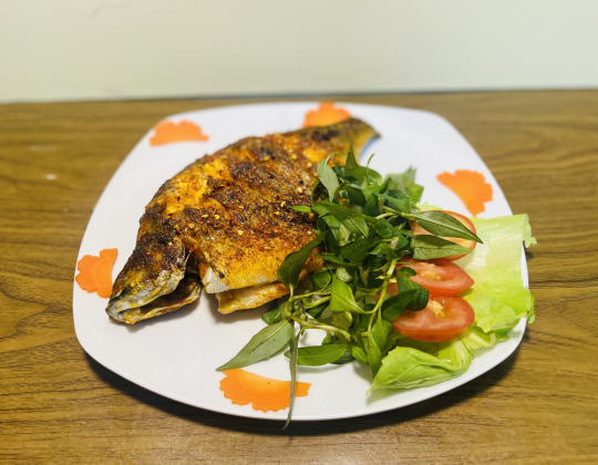 CÁ MÚ ÚC NƯỚNG MUỐI ỚT