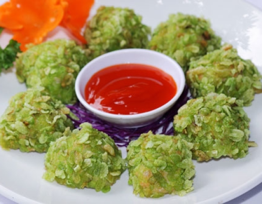 CÁ THÁC LÁC CHIÊN CỐM DẸP 