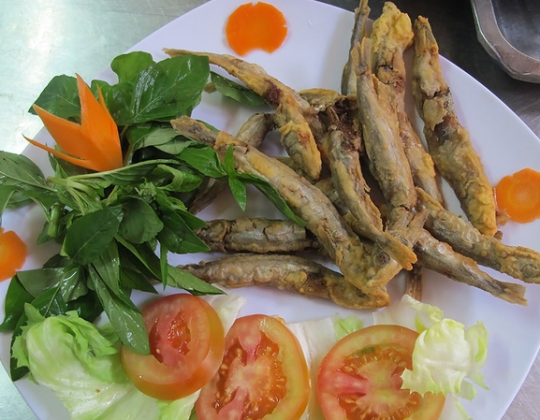 CÁ TRỨNG CHIÊN GIÒN 