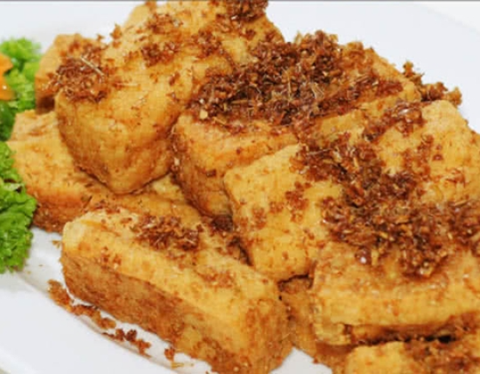 ĐẬU HỦ CHIÊN SÃ / CHIÊN GIÒN CHAY