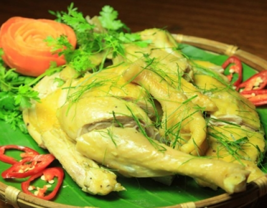 GÀ TA HẤP HÀNH