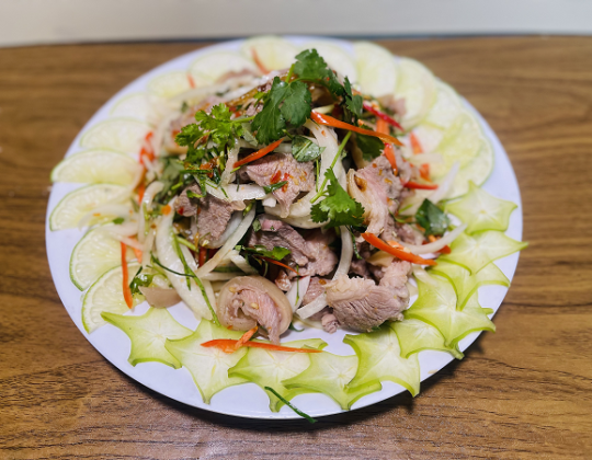 GỎI DÊ TÁI CHANH