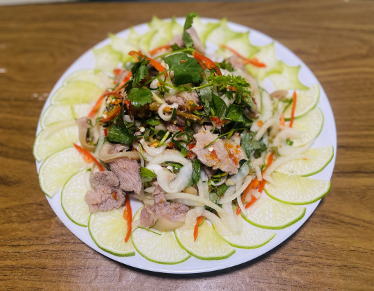 GỎI DÊ TÁI CHANH