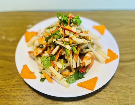 GỎI SEN TÔM THỊT
