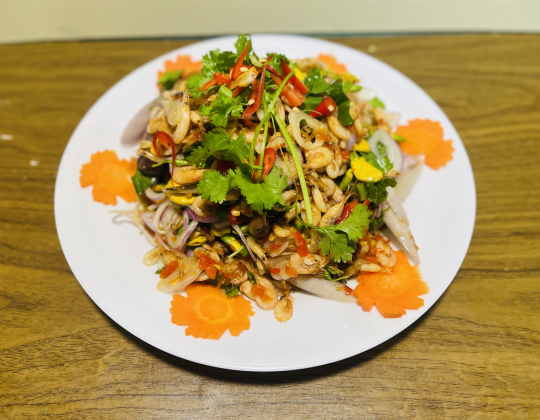GỎI TÉP ĐỒNG BÔNG ĐIÊN ĐIỂN
