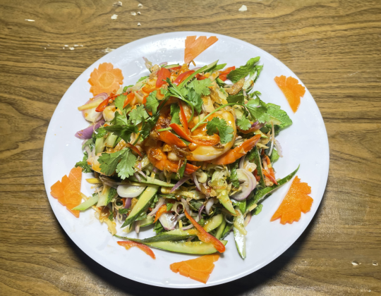 GỎI TÔM MỰC THÁI