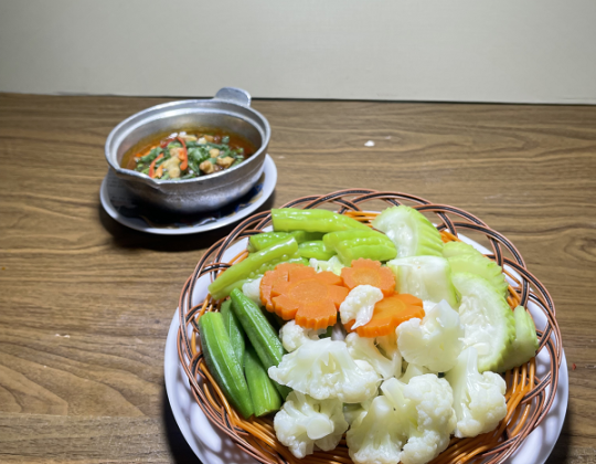 RAU LUỘC + KHO QUẸT