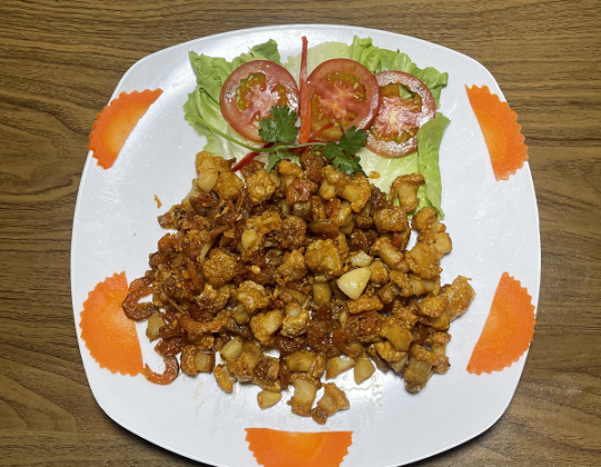 TÉP MỠ TÔM KHÔ